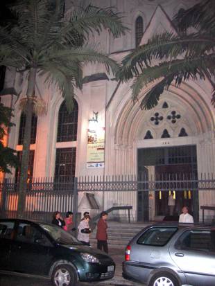 frente da Catedral Evanglica de So Paulo - concerto Eucaristia, 2005