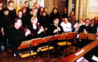 concerto - Igreja do Divino Esprito Santo: quarteto de flautas