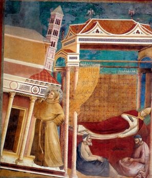 Giotto: Sonho do Papa Inocncio III