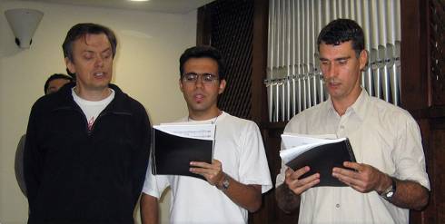 Sérgio, Tiago e Carlos - Colégio Maria Imaculada