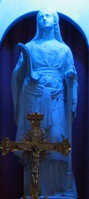 imagem de Santa Ceclia, altar-mor