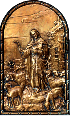 Paróquia Santo Agostinho - porta de sacrário (O bom pastor)